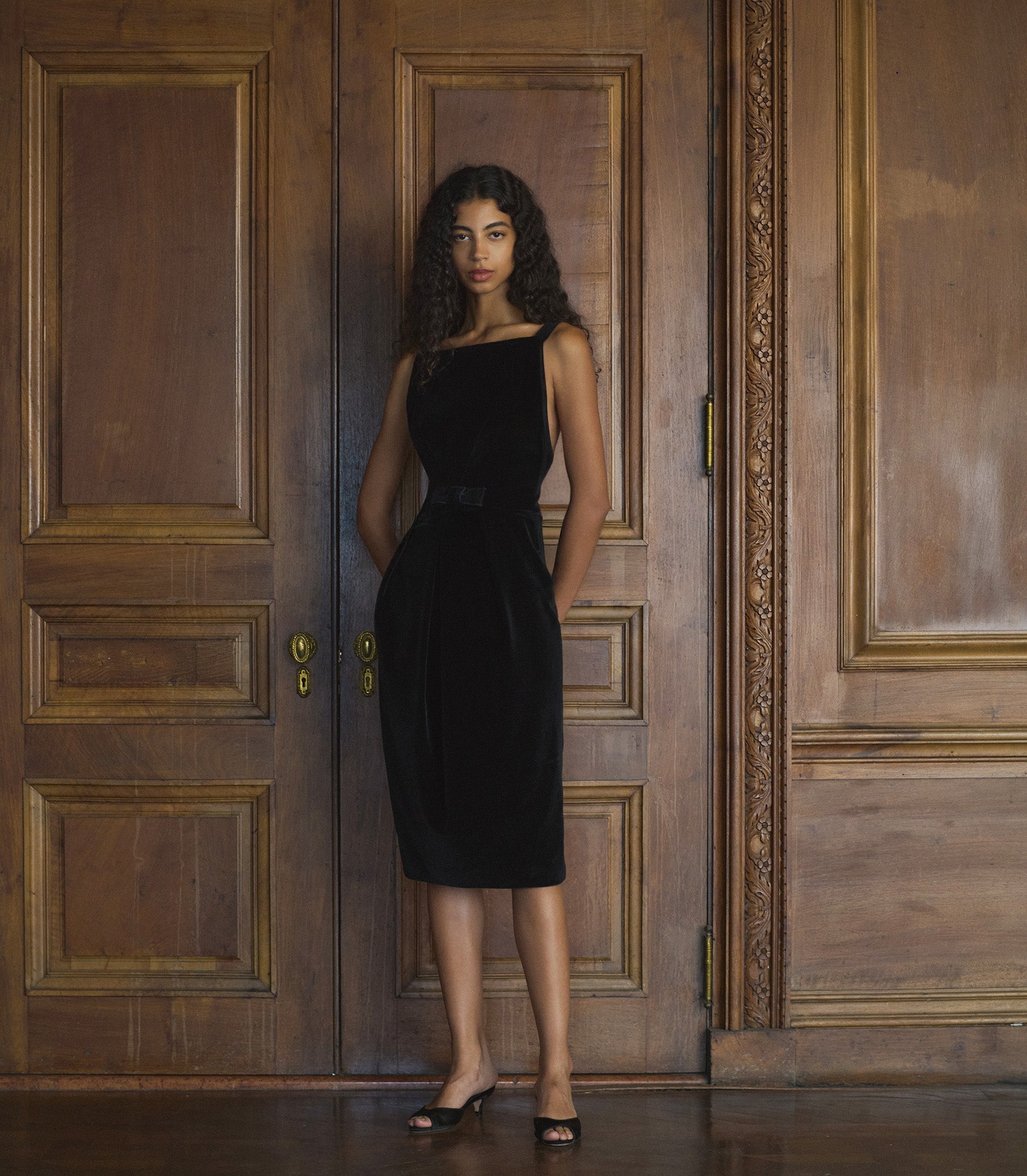 CHANSELLE DRESS -- BLACK