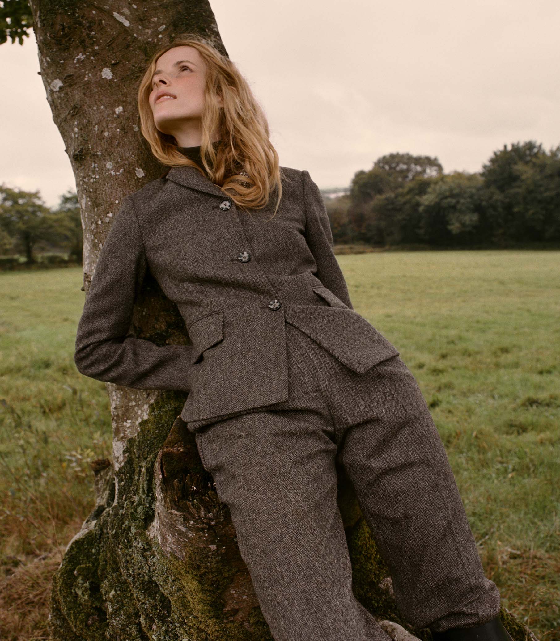 CHESTER PANT -- ENGLISH HERRINGBONE