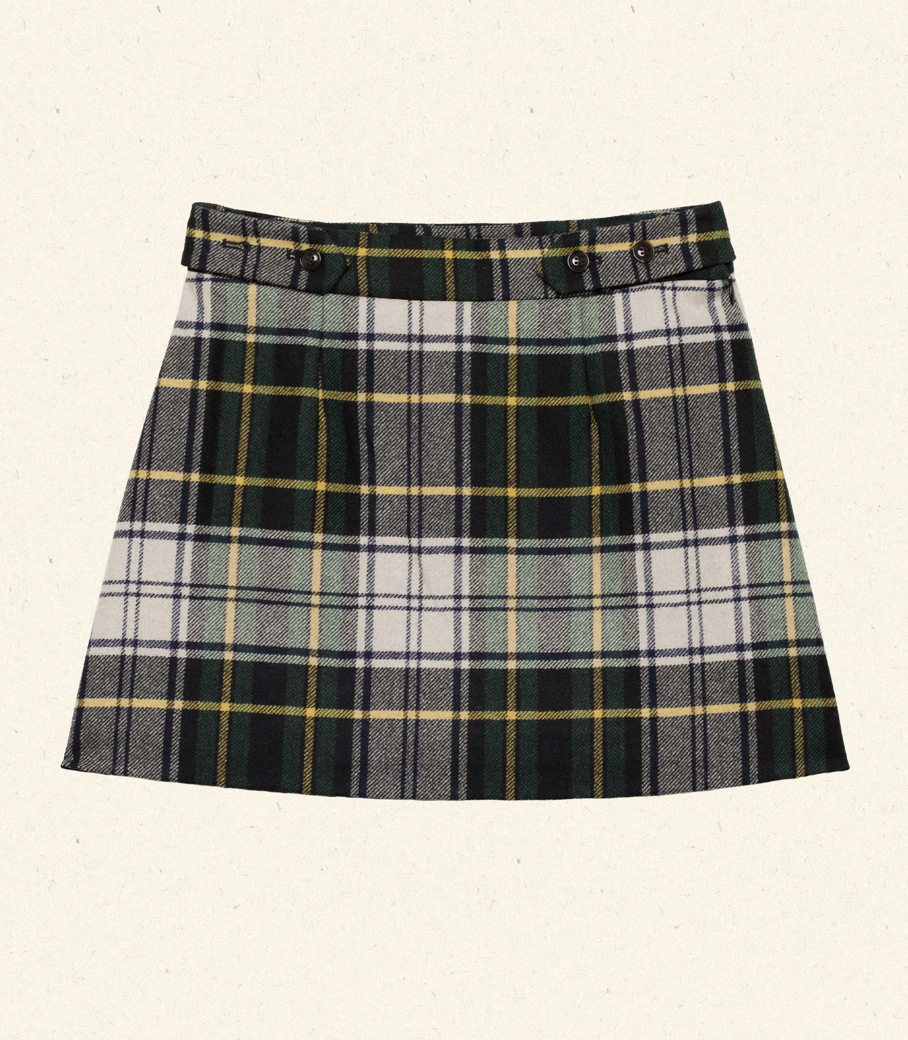 CHIERI SKIRT -- MACGRAW PLAID