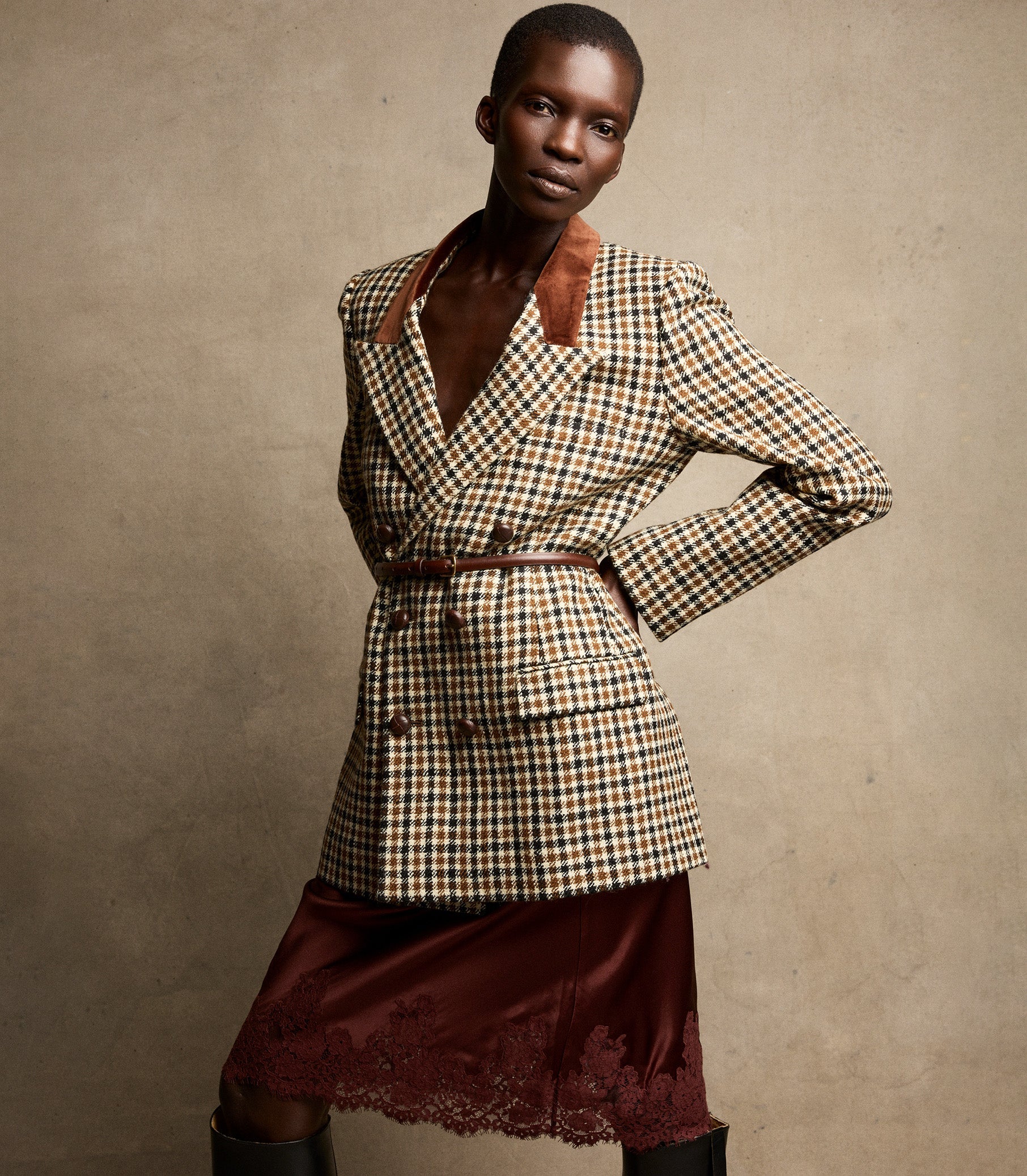 DUCCIO BLAZER -- ELLSWORTH HOUNDSTOOTH