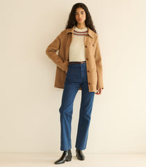 GERMAIN COAT -- LIGHT KHAKI