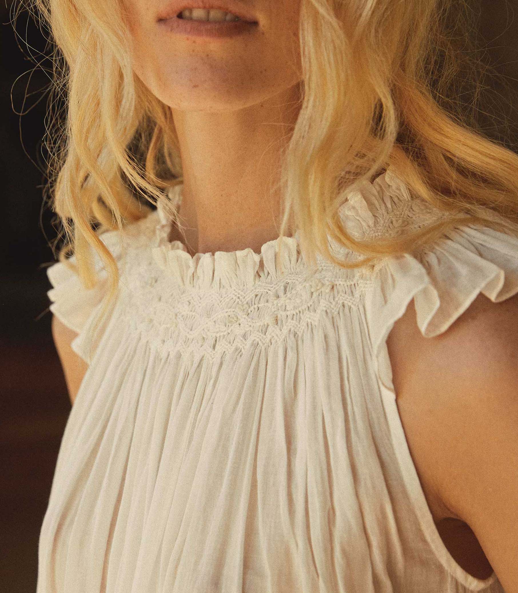 LOVISA NIGHTGOWN -- SALT